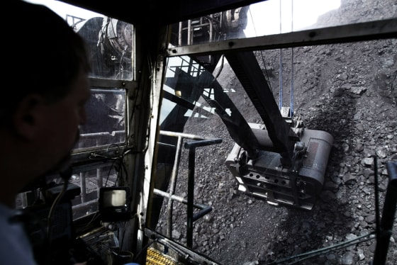 Image: Coal Mining And Rail Traffic In Wyoming